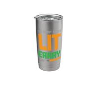 It's About to get Literary - Book Nerd Bookworm Author Stainless Steel Insulated Tumbler