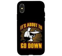 It's about to go down Funny Plumber Quote Case for iPhone X/XS