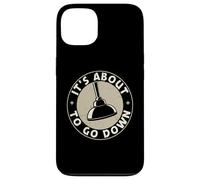 It's About To Go Down Funny Plumber Quote Plumber Tools Case for iPhone 13