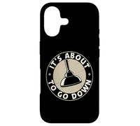 It's About To Go Down Funny Plumber Quote Plumber Tools Case for iPhone 17