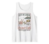 It's About to Rain Noah's Ark Christian Humor Tank Top