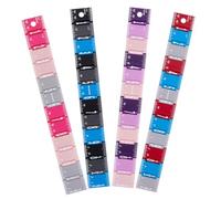 It's Academic Folding Rulers, 12 Inches and 30 Cms, Foldable Plastic in Assorted Color Combos, 12 Pack