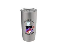 It's All About Base Funny Chemistry Pun Stainless Steel Insulated Tumbler