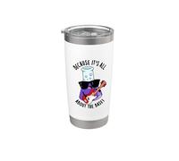 It's All About Base Funny Chemistry Pun Stainless Steel Insulated Tumbler