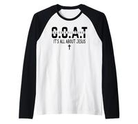 It's All About Jesus Make Heaven Crowded God Over All Things Raglan Baseball Tee