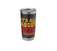 It's All About Size - Cigar Enthusiast - Cigar Lover - Cigar Stainless Steel Insulated Tumbler