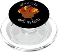 It's All About The Baste Funny Turkey Pun PopSockets PopGrip for MagSafe