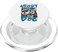 It's All About The Dog Cool Pet Lover Canine PopSockets PopGrip for MagSafe