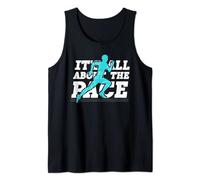 It's All About The Pace Marathon Runner Tank Top
