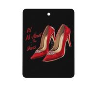 It's All-About-The Shoes Car Air Freshener Decorative Hanging Aromatherapy Tablets for Car Trucks Square