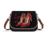 It's All-About-The Shoes Crossbody Bags for Women Leather Tote Bag Travel Purse Shoulder Bag for Work Shopping
