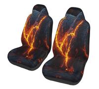 It's all cracked up flame bears Car Seat Covers Front Seats Only for Women Men Seat Covers w/Organizer Pocket for SUV Truck Sedan Cars