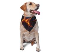 It'S All Cracked Up Flame Bears Printed Graphic Pet Triangle Scarf For Dogs & Cats, Adjustable Cute Pet Bandana For & Photo Shoots