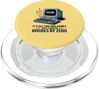it's all fun and games until someone divides by zero math PopSockets PopGrip for MagSafe