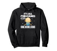 Its All Fun & Games Until One More Song Cardio Drumming Pullover Hoodie