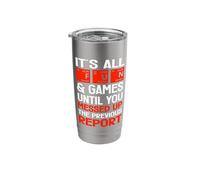 It's All Fun Until You Messed Up Crime Lab Forensic Analyst Stainless Steel Insulated Tumbler