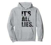 It's All Lies (Moon Landing Hoax) Pullover Hoodie