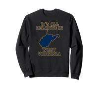 It's All Relative in West Virginia Funny WV Mountain Love Sweatshirt