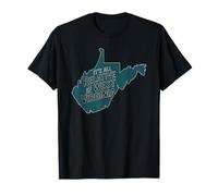 It's All Relative in West Virginia Funny WV Mountain Love T-Shirt