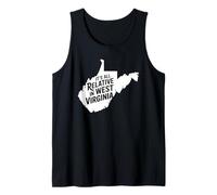 It's All Relative in West Virginia Funny WV Mountain Love Tank Top