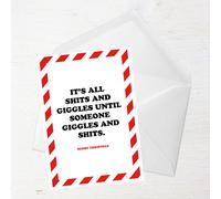 It's All Shits And Giggles Greetings Card - Standard Card
