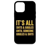It's All Shits & Giggles Adult Humor Sarcastic Funny Meme Case for iPhone 12 mini