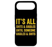 It's All Shits & Giggles Adult Humor Sarcastic Funny Meme Case for iPhone Air