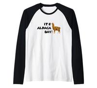 It's Alpaca Day! | Cute Whimsical Boho Animal Lover Graphic Raglan Baseball Tee