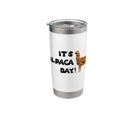 It's Alpaca Day! | Cute Whimsical Boho Animal Lover Graphic Stainless Steel Insulated Tumbler