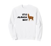 IT'S ALPACA DAY! | Cute Whimsical Boho Animal Lover Graphic Sweatshirt