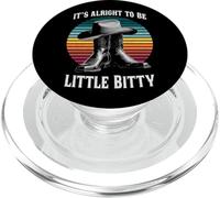 It's Alright To Be Little Bitty Retro Country Music Toddler PopSockets PopGrip for MagSafe