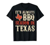 It's Always BBQ Season in Texas - Barbecue Chef Grilling T-Shirt