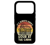 It's Always Happy Hour At The Cabin funny cabin owner Case for iPhone 17 Pro
