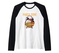It's Always Pasta Time Somewhere Italian Food Spaghetti Raglan Baseball Tee