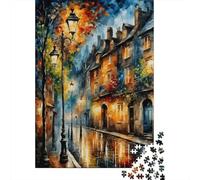 Its Always Raining Here Adult 1000-Piece Jigsaw Puzzle, 52x38cm/1000pcs; White Cardboard for Steady Handling; A Rewarding Project to Return to