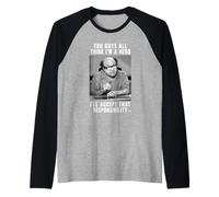 It's Always Sunny Frank The Hero Black and White Photo TV Raglan Baseball Tee