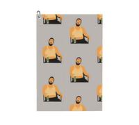 (It's Always Sunny In Philadelphia - Fat Mac_8662) Golf Towel Funny Printed Cristmas Gift for Men Women Husband Dad Mom Birthday Golfers Fan