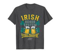 It's Always Sunny in Philadelphia Irish Honor System Logo T-Shirt, Men, Dark Heather Grey, Small