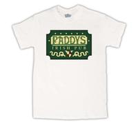 Its Always Sunny in Philadelphia Paddys Pub Mens T-Shirt, White, Large