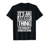 It's an Andor Thing You Wouldn't Understand First Name Value Graphic T-Shirt, Men, Black, S