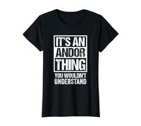 It's an Andor Thing You Wouldn't Understand First Name Value Graphic T-Shirt, Women, Black, M