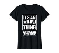It's an Ella Thing You Wouldn't Understand Value Graphic T-Shirt, Women, Black, XS
