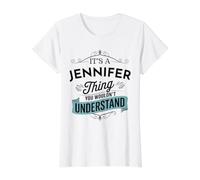 It's an Jennifer Thing You Wouldn't Understand Funny Value Graphic T-Shirt, Women, White, XS