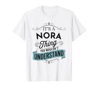 It's an Nora Thing You Wouldn't Understand Funny Nora Name Value Graphic T-Shirt, Men, White, M