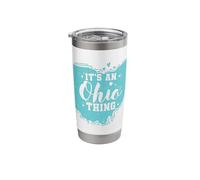 It's an Ohio Thing USA America Stainless Steel Insulated Tumbler