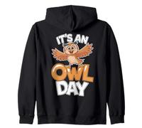 It's an Owl Day Design | Owl Zip Hoodie