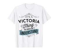 It's an Victoria Thing You Wouldn't Understand Funny Value Graphic T-Shirt, Men, White, M