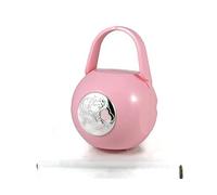 ITS Argenti Dummy Holder with Angel, Plastic and Silver, Available in Pink and Sky Blue, Original Box (Pink)