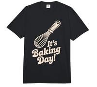 It's Baking Day Whisk Pastry Chef Home Cooking Kitchen Bake Comfort Colors Adult Heavyweight T-Shirt