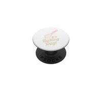 It's Baking Day Whisk Pastry Chef Home Cooking Kitchen Bake PopSockets Adhesive PopGrip